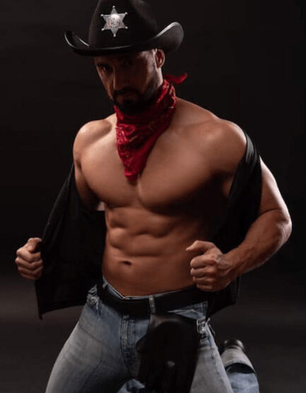 Stripteaseur Sarrebourg cowboy